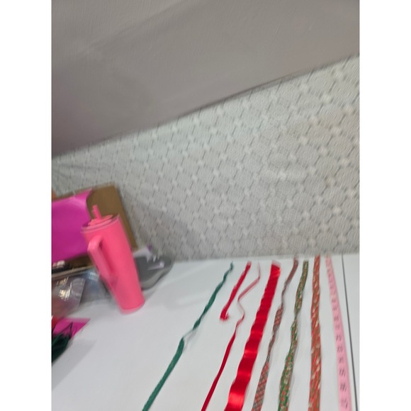 Vintage Christmas Place Mats Cloth Placemats Snowmen Holiday Table Linens Ribbon - Picture 10 of 16